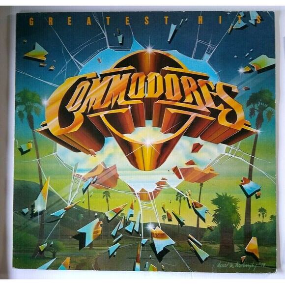 Commodores Greatest Hits Vinyl LP Record Album Germany Funk Soul Motown 1978 - Picture 2 of 6